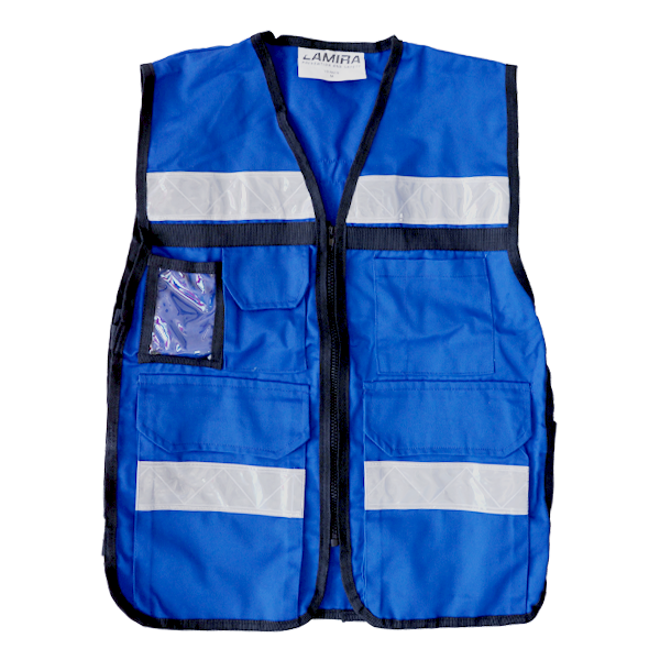 CHALECO RESCATISTA LAMIRA AZUL REY LS-4415